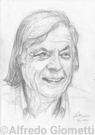 Adriano Panatta caricatura caricature portrait