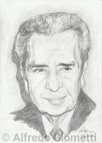 Aldo Moro ritratto portrait