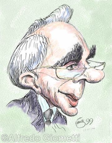 Giuliano Amato caricatura caricature portrait