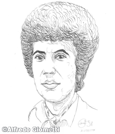 Lucio Battisti caricatura caricature portrait