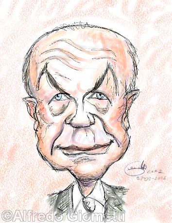 Fausto Bertinotti caricatura caricature portrait