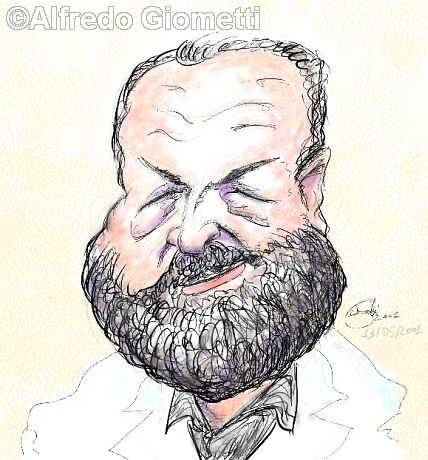 Bud Spencer caricatura caricature portrait