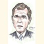 Ritratto di George Bush - clicca per ingrandire
