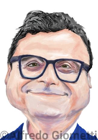 Carlo Calenda caricatura caricature portrait