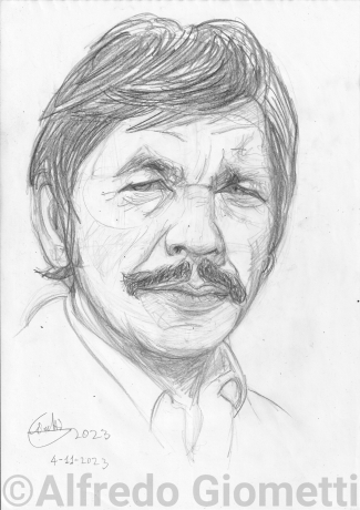 Charles Bronson caricatura caricature portrait