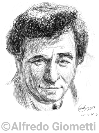 Peter Falk - tenente Colombo caricatura caricature portrait