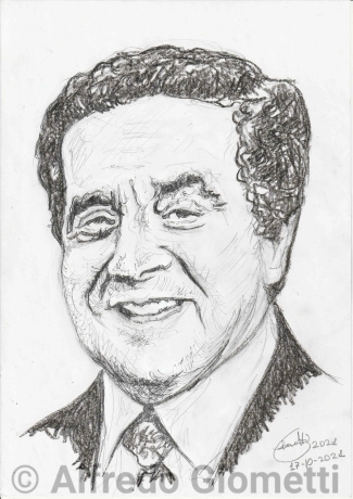 Corrado caricatura caricature portrait