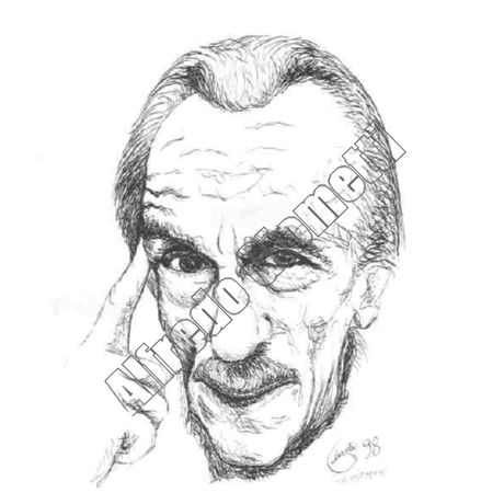 Eduardo De Filippo caricatura caricature portrait