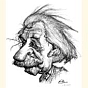 Caricatura di Albert Einstein - clicca per ingrandire