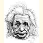 Ritratto di Albert Einstein - clicca per ingrandire