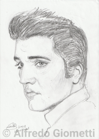 Elvis Presleyi ritratto portrait