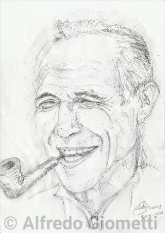 Enzo Bearzot- ritratto portrait