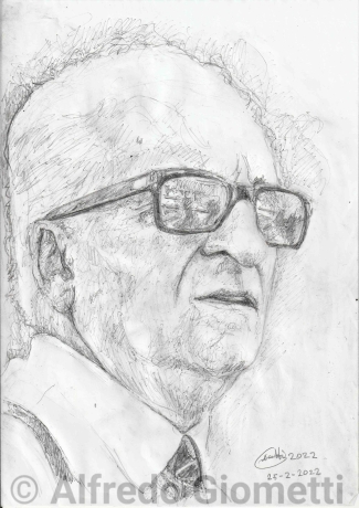 Enzo Ferrari ritratto portrait