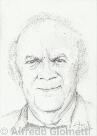 Federico Fellini ritratto portrait