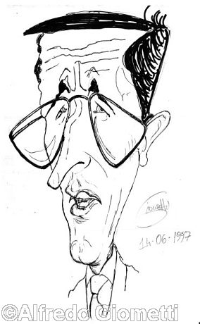 Gianfranco Fini caricatura caricature portrait