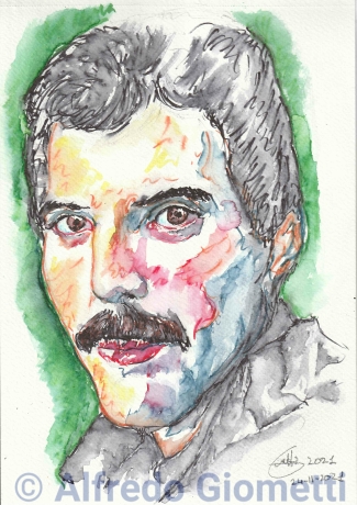 Freddie Mercury portrait ritratto portrait