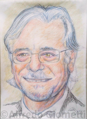 Giancarlo Giannini caricatura caricature portrait