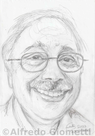 Gianni Mina caricatura caricature portrait