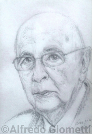 Giorgio Napolitano caricatura caricature portrait