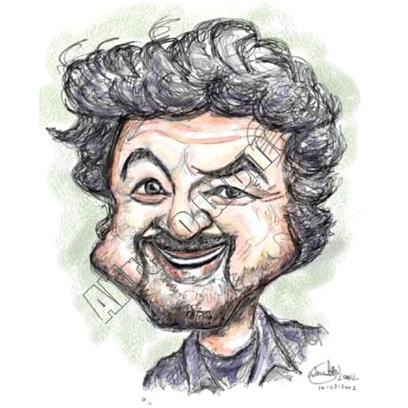 Beppe Grillo caricatura caricature portrait