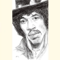 Ritratto di Jimi Hendrix - clicca per ingrandire