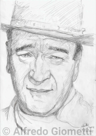 John Wayne ritratto portrait