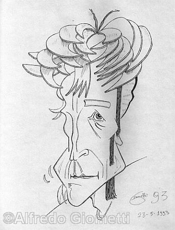 John Lennon caricatura caricature portrait