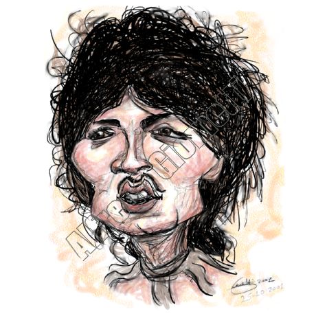 Little Richard caricatura caricature portrait