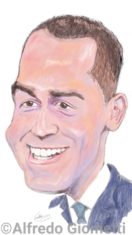 Luigi Di Maio caricatura caricature portrait