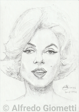 Marilyn Monroe ritratto portrait