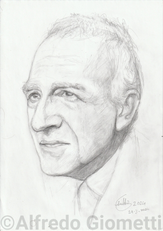 Maurizio Pollini caricatura caricature portrait