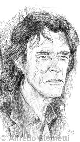 Mick Jagger caricatura caricature portrait