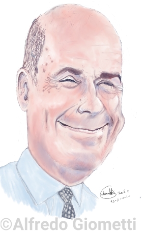 Nicola Zingarettii caricatura caricature portrait