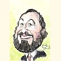 Caricatura di Luciano Pavarotti - clicca per ingrandire