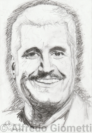 Pino Daniele caricatura caricature portrait