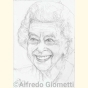 Ritratto di Regina Elisabetta II- Queen Elizabeth II portrait - clicca per ingrandire