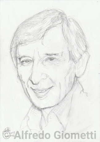 Renato Rascel caricatura caricature portrait