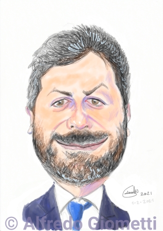 Roberto Ficoi caricatura caricature portrait