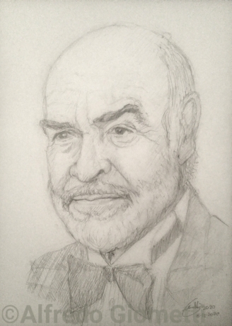 Sean Connery ritratto portrait