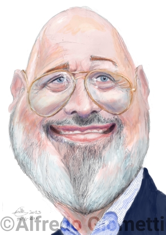 Stefano Bonaccini caricatura caricature portrait