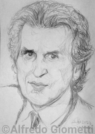 Toto Cutugno caricatura caricature portrait