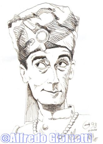 Totò caricatura caricature portrait