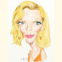 Caricatura di Uma Thurman - clicca per ingrandire