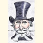 Caricatura di Giuseppe Verdi - clicca per ingrandire